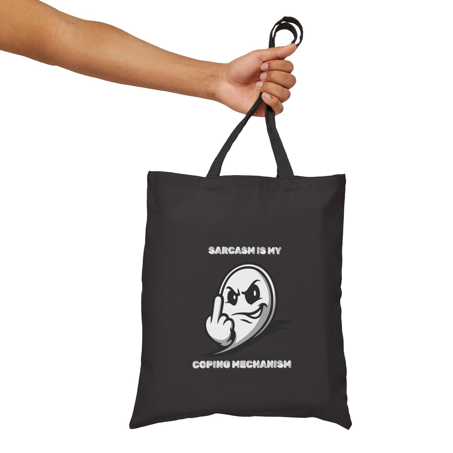 Coping Mechanism Canvas Tote Bag - Burnt Out Dumpster Edition