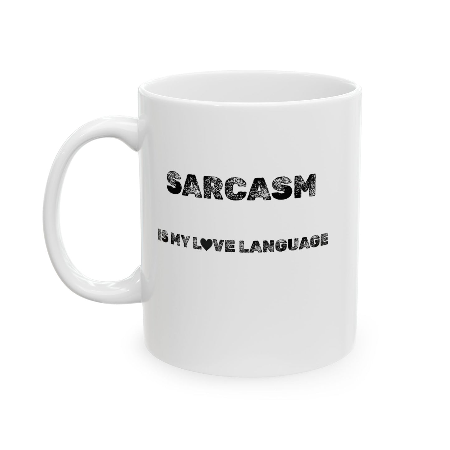 Love Language Ceramic Mug - Burnt Out Dumpster Edition