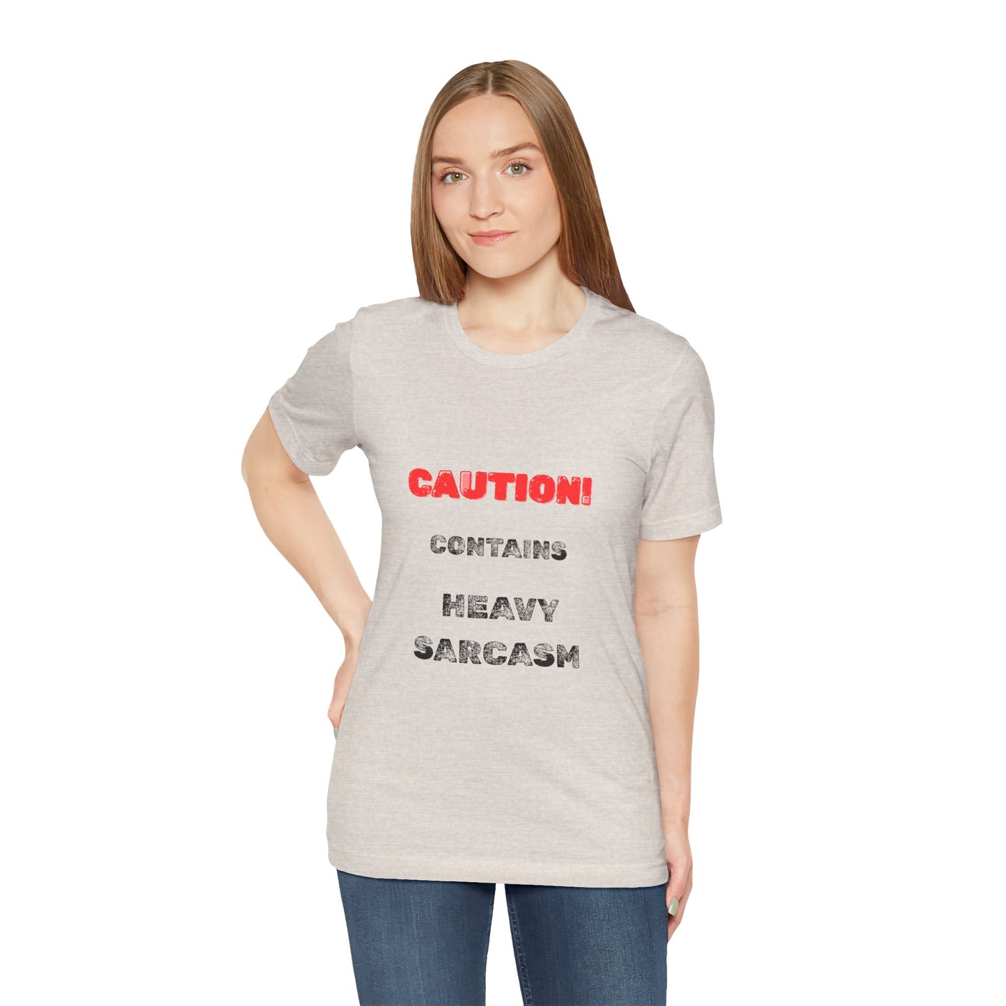 Heavy Sarcasm Warning T-Shirt - Burnt Out Dumpster Edition