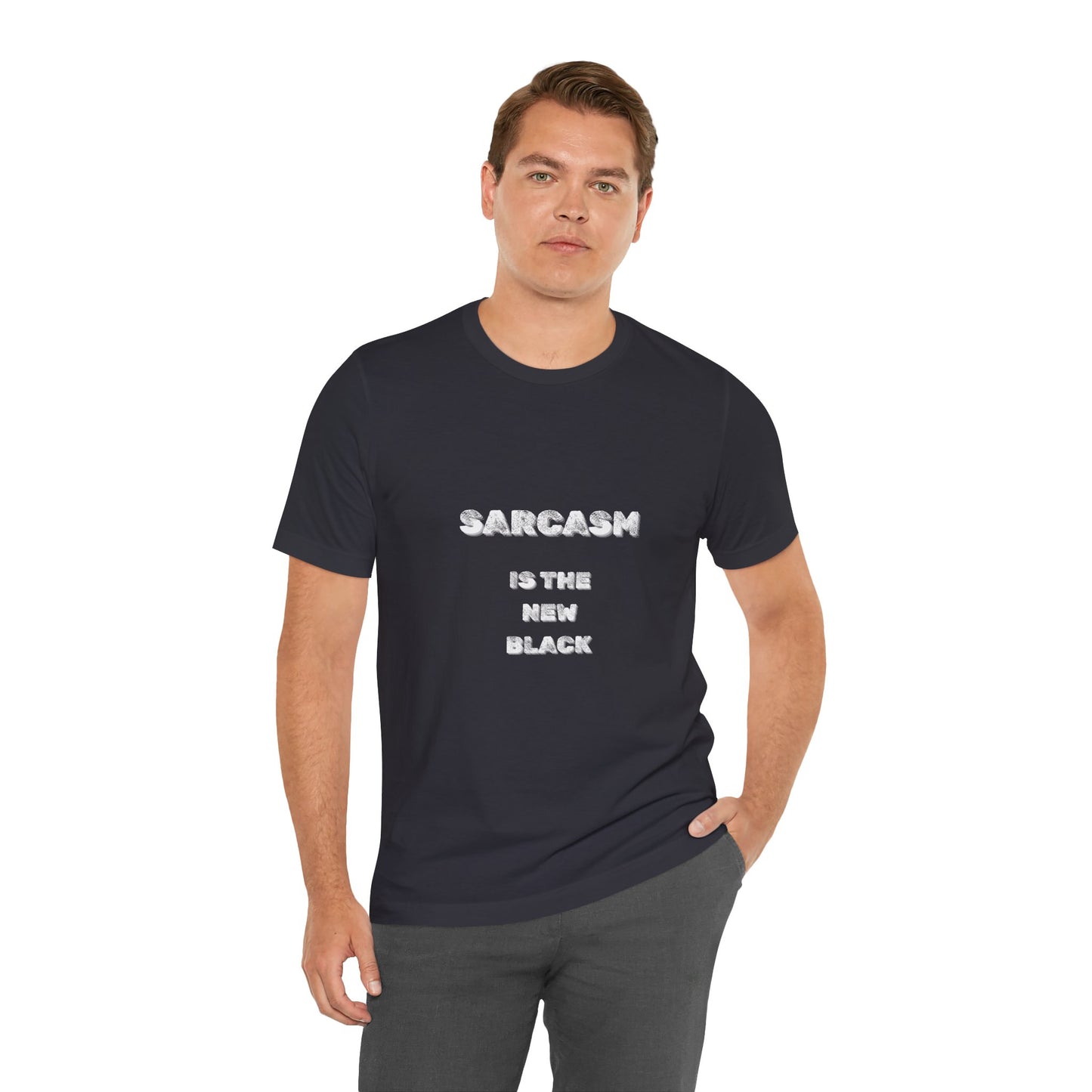 Sarcasm Is The New Black T-Shirt - Burnt Out Dumpster Edition