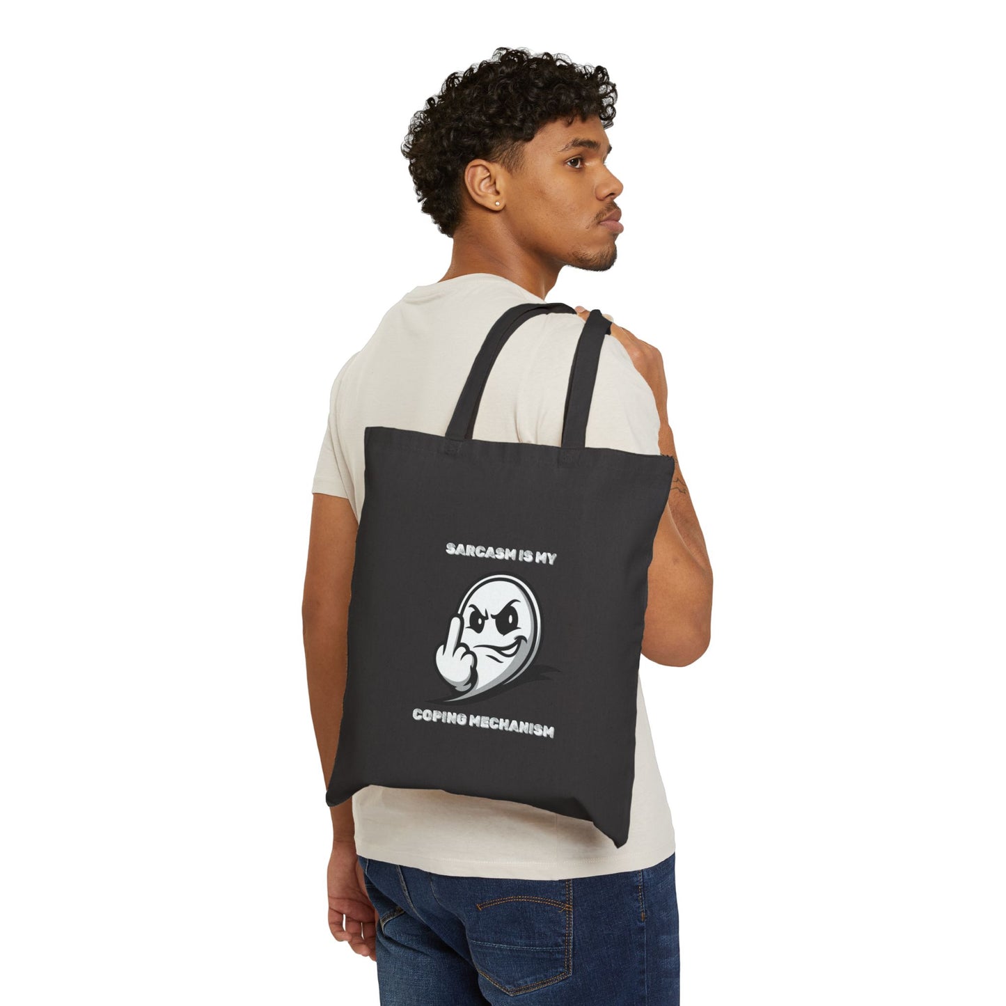 Coping Mechanism Canvas Tote Bag - Burnt Out Dumpster Edition