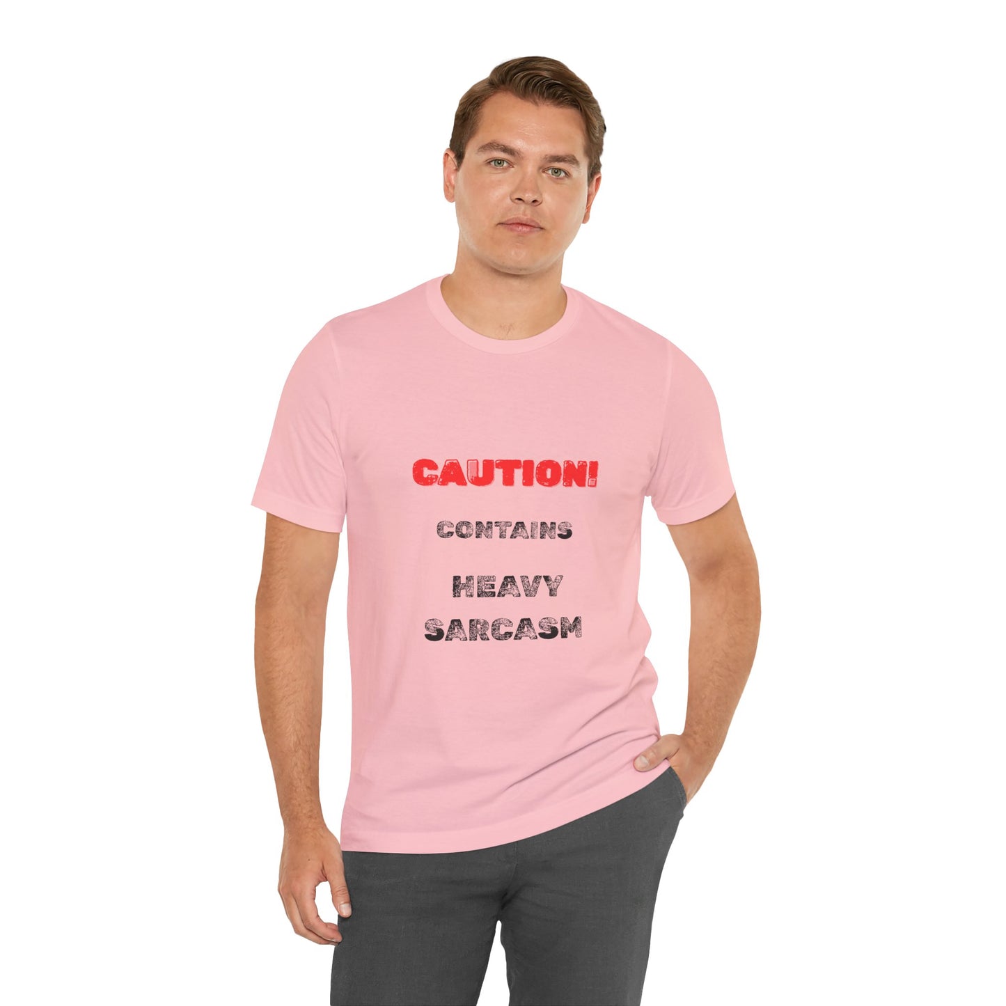 Heavy Sarcasm Warning T-Shirt - Burnt Out Dumpster Edition