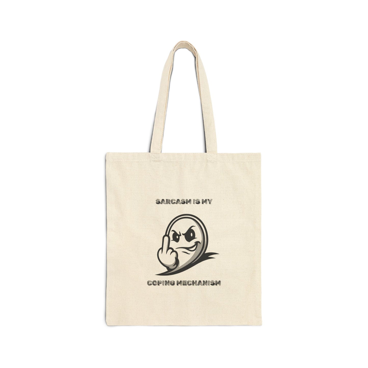 Coping Mechanism Canvas Tote Bag - Burnt Out Dumpster Edition