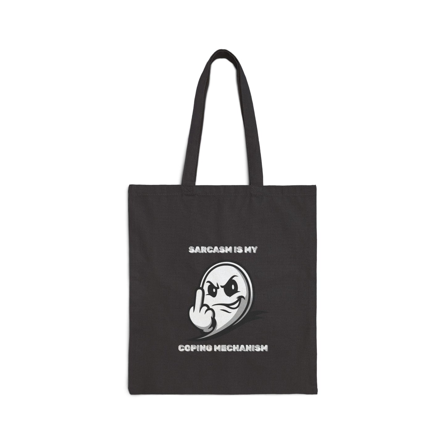 Coping Mechanism Canvas Tote Bag - Burnt Out Dumpster Edition
