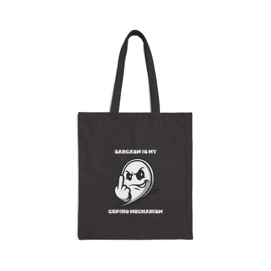 Coping Mechanism Canvas Tote Bag - Burnt Out Dumpster Edition