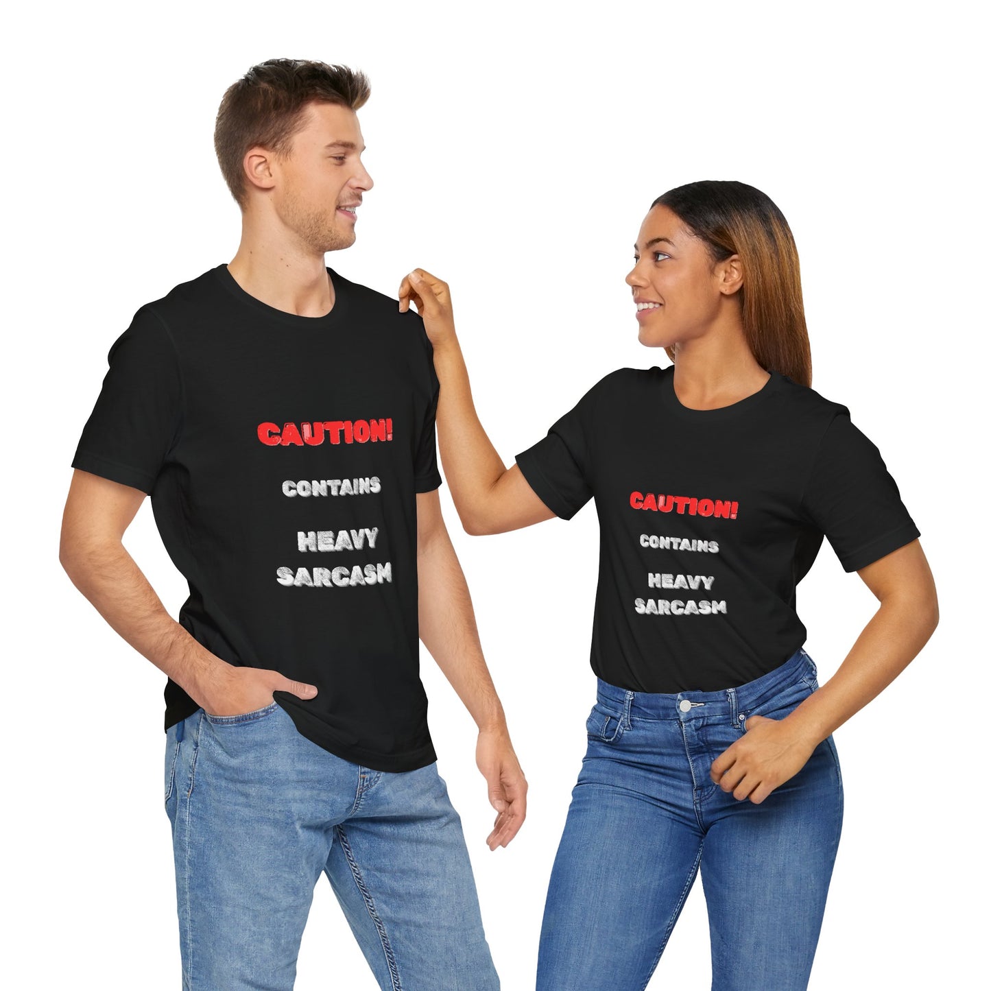 Heavy Sarcasm Warning T-Shirt - Burnt Out Dumpster Edition