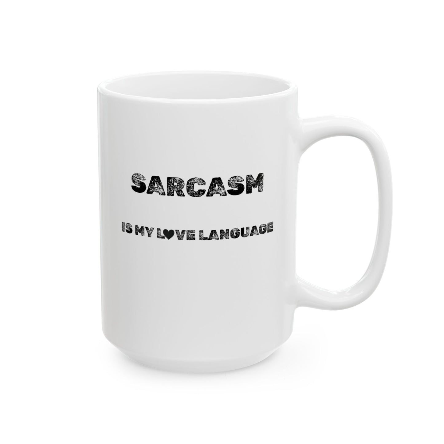 Love Language Ceramic Mug - Burnt Out Dumpster Edition