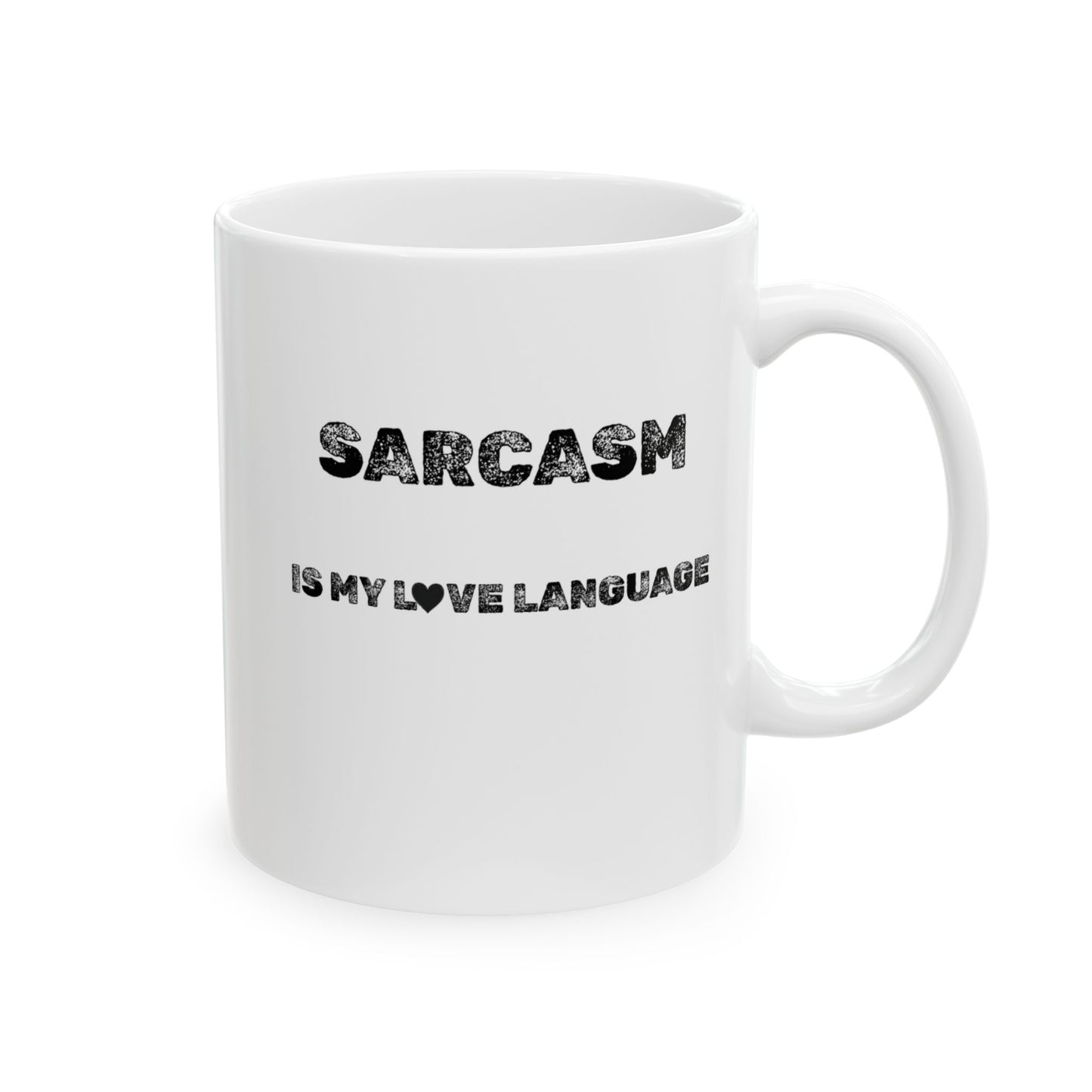 Love Language Ceramic Mug - Burnt Out Dumpster Edition