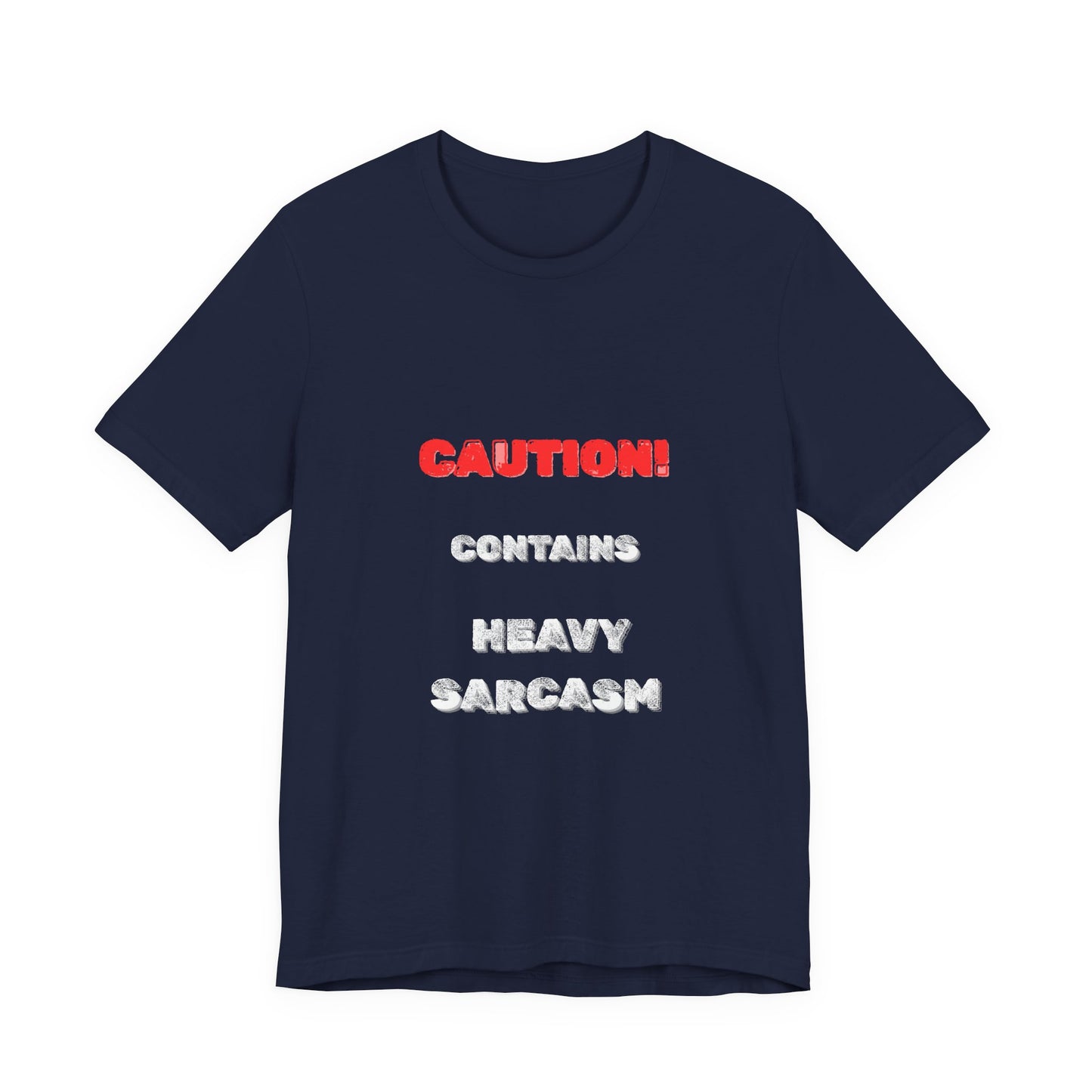 Heavy Sarcasm Warning T-Shirt - Burnt Out Dumpster Edition