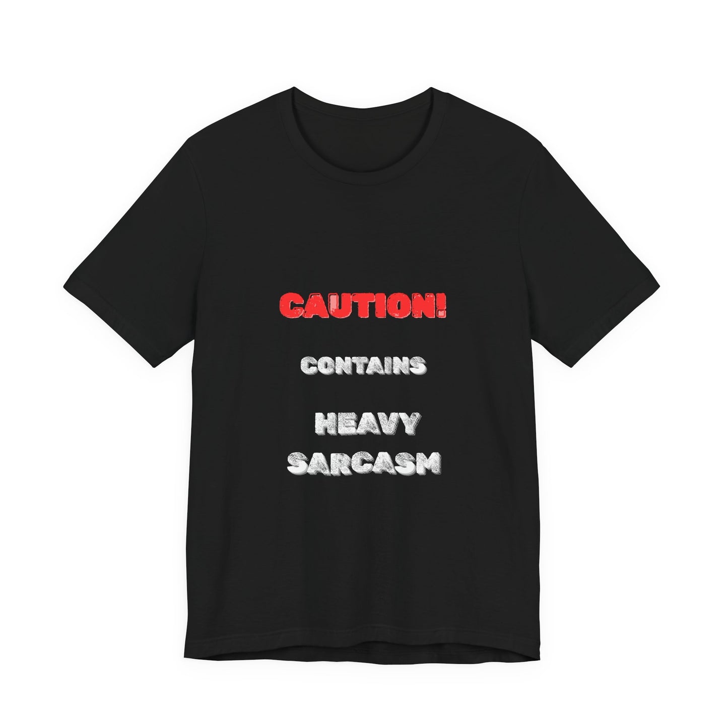 Heavy Sarcasm Warning T-Shirt - Burnt Out Dumpster Edition
