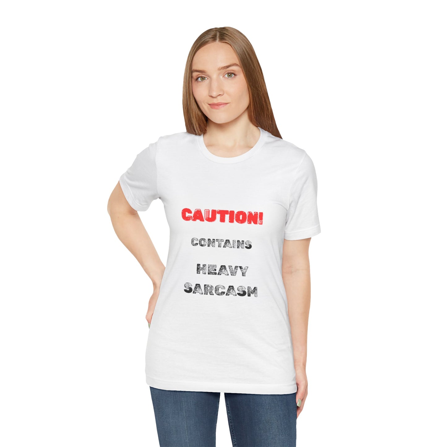 Heavy Sarcasm Warning T-Shirt - Burnt Out Dumpster Edition