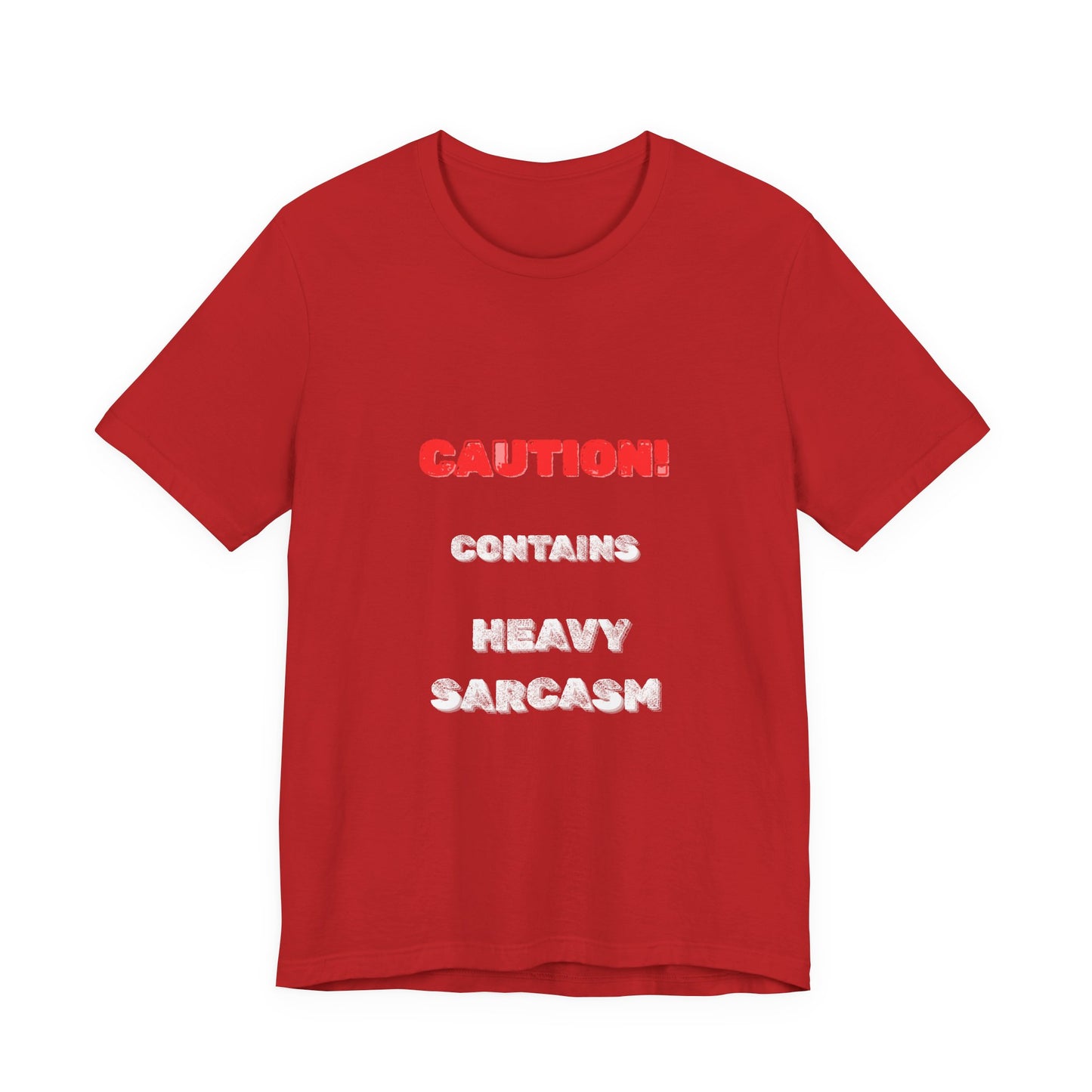 Heavy Sarcasm Warning T-Shirt - Burnt Out Dumpster Edition