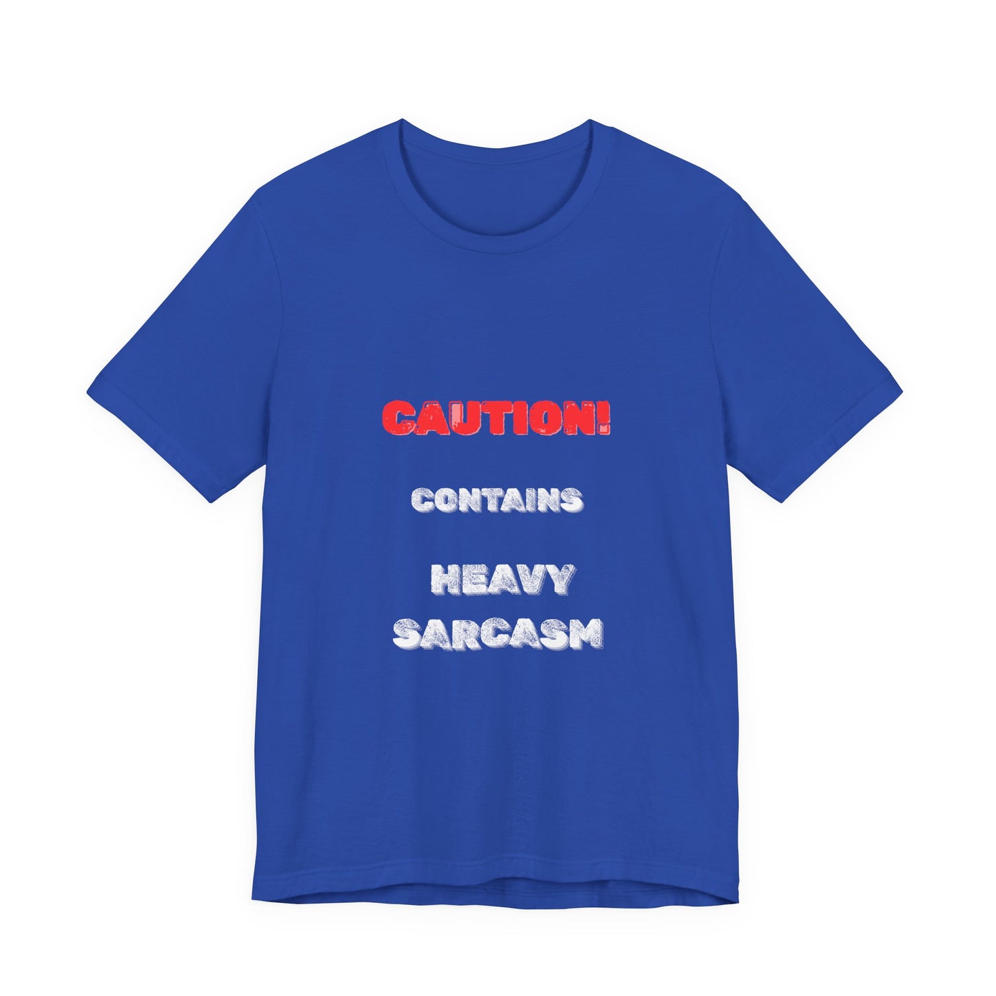 Heavy Sarcasm Warning T-Shirt - Burnt Out Dumpster Edition
