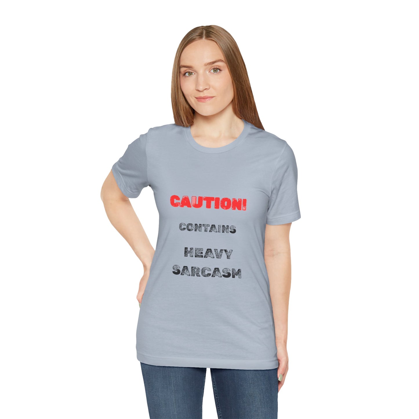 Heavy Sarcasm Warning T-Shirt - Burnt Out Dumpster Edition